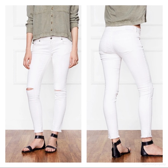 anine bing white jeans